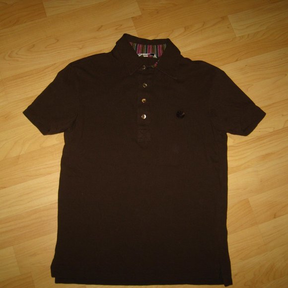 👕 Mister Trina Mr. Turk Men's Brown Polo Shirt XS - Picture 1 of 6